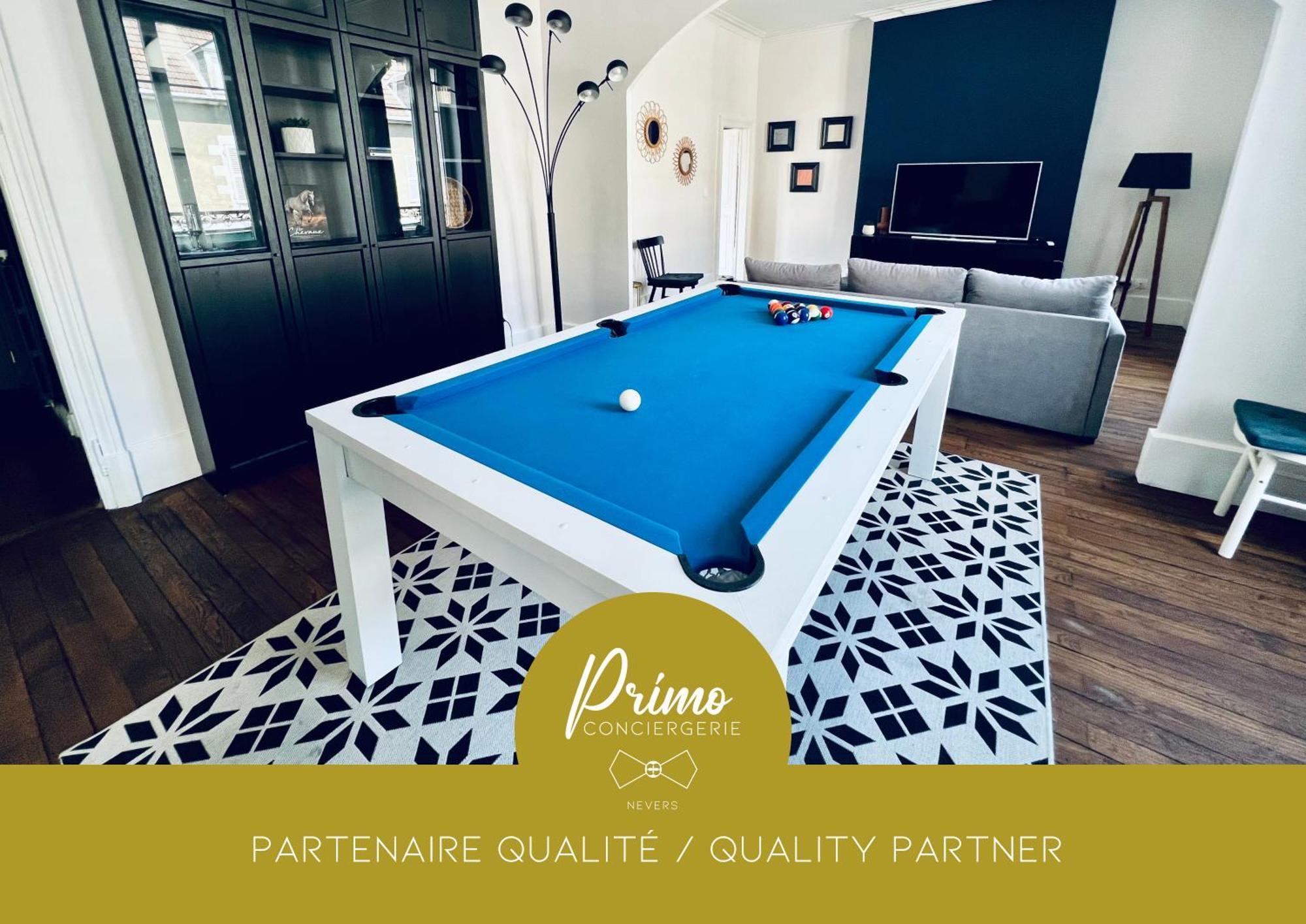 "Le General" Appartement Prestige Proche Gare, Haut-De-Gamme, Avec Billard Et Parking Prive, By Primo C0Nciergerie 느베르 외부 사진